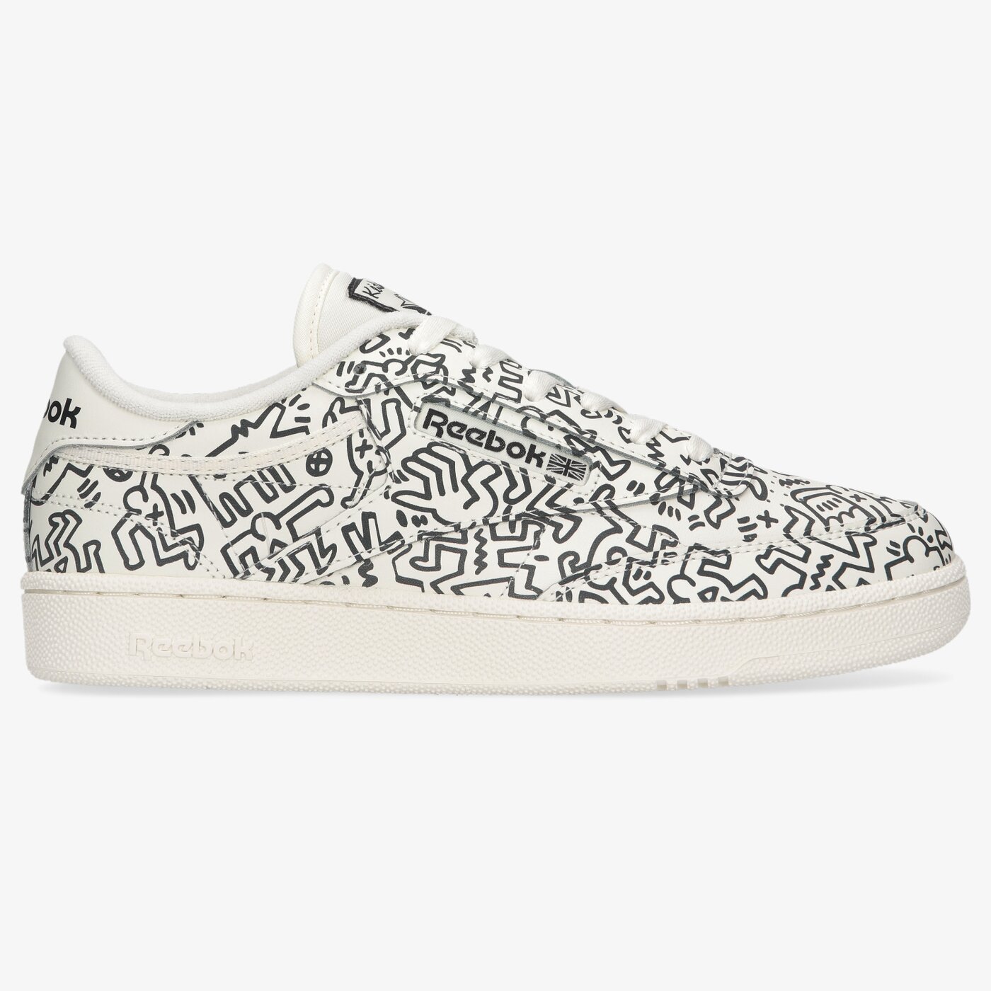 Férfi sportcipők REEBOK CLUB C KEITH HARING gz1458 szín: fehér