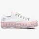 Női tornacipők CONVERSE CHUCK TAYLOR ALL STAR LIFT OX c562236 szín: fehér