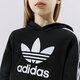 Gyerek pulóver ADIDAS PULÓVER KAPUCNIS CROPPED HOODIE GIRL h32337 szín: fekete