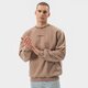 Férfi pulóver ADIDAS PULÓVER TREFOIL LINEAR LABEL SWEATSHIRT hm2664 szín: barna