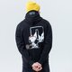 Férfi pulóver PUMA PULÓVER KAPUCNIS PUMA X PEANUTS HOODIE 53061401 szín: fekete