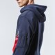 Férfi pulóver ALPHA INDUSTRIES PULÓVER KAPUCNIS MISSION TO MARS HOODY 12633007 szín: sötétkék
