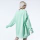 Női pulóver NIKE PULÓVER W NSW NSW FLC CREW OVERSIZE ct0876-376 szín: zöld