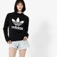 Női pulóver ADIDAS PULÓVER TRF CREW SWEAT ADICOLOR dv2612 szín: fekete