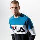 Férfi pulóver FILA PULÓVER STRAIGHT BLOCKED CREW 681255a216 szín: kék