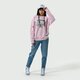 Női pulóver ADIDAS PULÓVER CREW hl0043 szín: rózsaszín