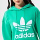 Női pulóver ADIDAS PULÓVER KAPUCNIS TRF HOODIE he6954 szín: zöld