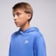 Gyerek pulóver NIKE PULÓVER KAPUCNIS K NSW CLUB FLC HDY LBR BOY fd3000-411 szín: kék