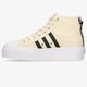 Női tornacipők ADIDAS NIZZA PLATFORM MID W h00641 szín: bézs