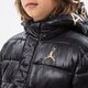 Gyerek átmeneti kabát JORDAN KABÁT TÉLI JDB HOOD HIT JACKET GIRL 95a631-023 szín: fekete