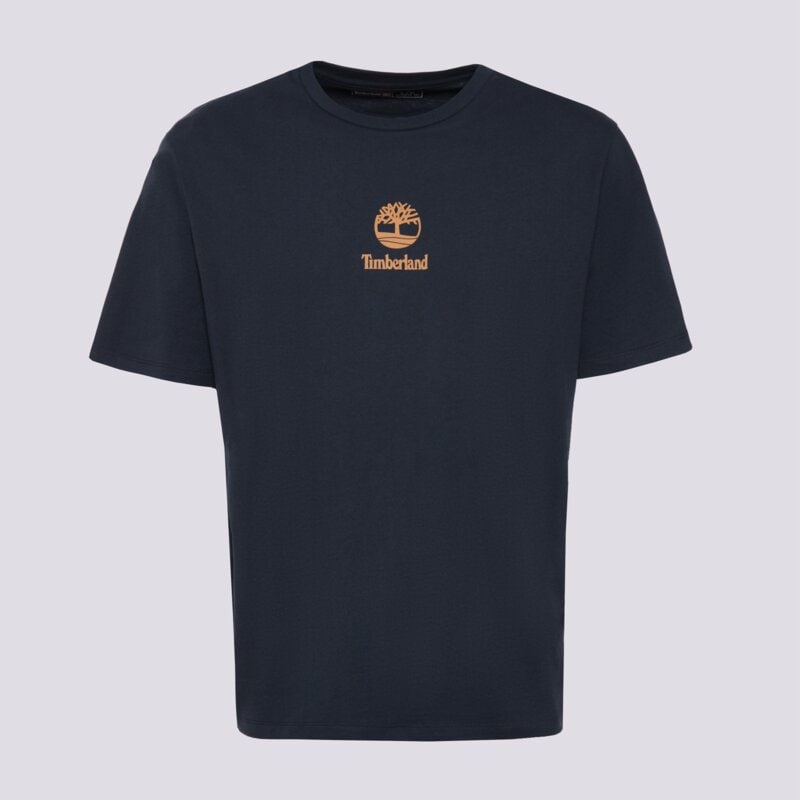 TIMBERLAND PÓLÓ NEW SMALL LOGO PRINT SS TEE DARK SAPPHIRE WH