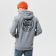 Férfi pulóver VANS PULÓVER KAPUCNIS MN TRIED AND TRUE PO CEMENT HEATHER vn0a54az02f1 szín: szürke
