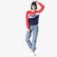 Női pulóver FILA PULÓVER LEAH CREW SWEAT 687043g06 szín: sötétkék