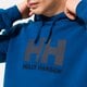 Férfi pulóver HELLY HANSEN PULÓVER KAPUCNIS HH LOGO HOODIE 33977606 szín: sötétkék