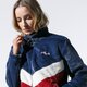 Női pulóver FILA PULÓVER CHARMAINE FUR JACKET 687225a248 szín: sötétkék