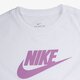 Gyerek póló NIKE PÓLÓ SPORTSWEAR ar5088-108 szín: fehér