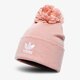 Gyerek téli sapka ADIDAS SAPKA TÉLI AC BOBBLE KNIT ed8721 szín: rózsaszín