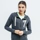 Női pulóver NIKE PULÓVER W NSW GYM VNTG HOODIE FZ 883729060 szín: sötétkék