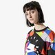 Női póló NIKE PÓLÓ SS W NSW NSP TOP SS AOP at0564-010 szín: multicolor