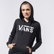 Női pulóver VANS PULÓVER KAPUCNIS CLASSIC V II HOODIE vn0a53ovblk1 szín: fekete