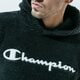 Férfi pulóver CHAMPION POLÁR HOODED TOP 214973kk001 szín: fekete