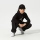 Gyerek pulóver JORDAN PULÓVER KAPUCNIS JDB JUMPMAN LOGO FLEECE PO BOY 956326-023 szín: fekete