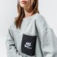 Női pulóver NIKE PULÓVER W NSW FLC CREW HTG dd5669-063 szín: szürke