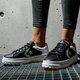 Női tornacipők CONVERSE PRO LEATHER HACKED 168760c szín: fekete