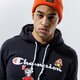Férfi pulóver CHAMPION PULÓVER KAPUCNIS HOODED SWEATSHIRT 216868kk001 szín: fekete