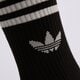Női zoknik ADIDAS ZOKNI 3S CREW S 3P jv7402 szín: fekete