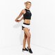 Női póló WAKE UP & SQUAT TANK ACTIVE SHORT wuta005blk szín: fekete