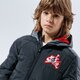 Gyerek átmeneti kabát JORDAN PULÓVER CIPZÁRAS KAPUCNIS JUMPMAN CLASSIC PUFFER JKT 957917-023 szín: fekete