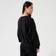 Női pulóver NIKE PULÓVER W NSW FLC CREW HTG dd5669-010 szín: fekete