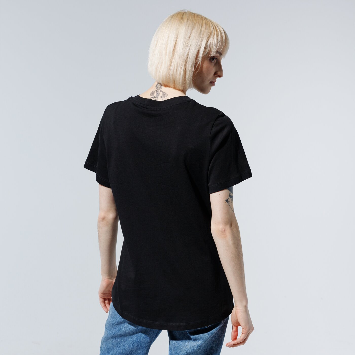 Női póló CHAMPION PÓLÓ LADY SHINE LOGO TEE 113863kk001 szín: fekete