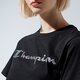 Női póló CHAMPION PÓLÓ LADY SHINE LOGO TEE 113863kk001 szín: fekete