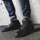 Férfi sportcipők AIR JORDAN 1 MID 554724-050 szín: fekete