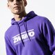 Férfi pulóver CONFRONT PULÓVER SLOGAN PUR SWEATSHIRT cf39blm32001 szín: lila