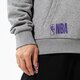 Férfi pulóver NEW ERA PULÓVER KAPUCNIS HALF LOGO OS LAKERS LOS ANGELES LAK 60284624 szín: szürke