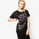 Női póló NIKE PÓLÓ TEE-STRIPE 726080010 szín: fekete