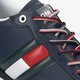 Férfi sportcipők TOMMY HILFIGER LEATHER LIFESTYLE SNEAKER em0em00349cey szín: sötétkék