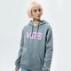 Női pulóver VANS PULÓVER KAPUCNIS WM CLASSIC V II HOODIE CEMENT HEATHER vn0a53ov02f1 szín: szürke