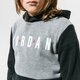 Gyerek pulóver JORDAN PULÓVER KAPUCNIS JDB JUMPMAN AIR FT PO BOY 95a287-geh szín: szürke
