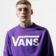 Férfi pulóver VANS PULÓVER MN VANS CLASSIC CREW II HELIOTROPE/WHITE vn0a456aymm1 szín: lila