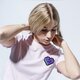 Női póló PUMA PÓLÓ DIGITAL LOVE TEE 59706895 szín: rózsaszín