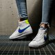 Gyerek sportcipők NIKE BLAZER MID GS db4677-100 szín: fehér