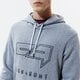 Férfi pulóver CONFRONT PULÓVER KAPUCNIS LOGO HOODY GREY  cf121blm24002 szín: szürke