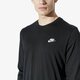 Férfi póló NIKE PÓLÓ NSW CLUB LONG-SLEEVE TEE ar5193-010 szín: fekete