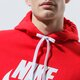 Férfi pulóver NIKE PULÓVER KAPUCNIS SPORTSWEAR CLUB FLEECE bv2973-657 szín: piros
