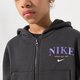 Gyerek pulóver NIKE PULÓVER CIPZÁRAS G NSW TREND FLC FZ HOODIE GIRL dv2565-045 szín: fekete