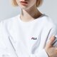 Női pulóver FILA PULÓVER EFFIE CREW SWEAT 688053m67 szín: fehér